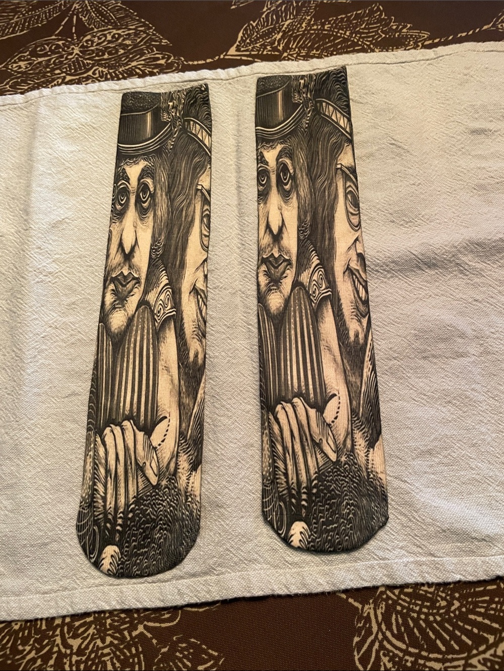 Brand new King of Hearts novelty socks